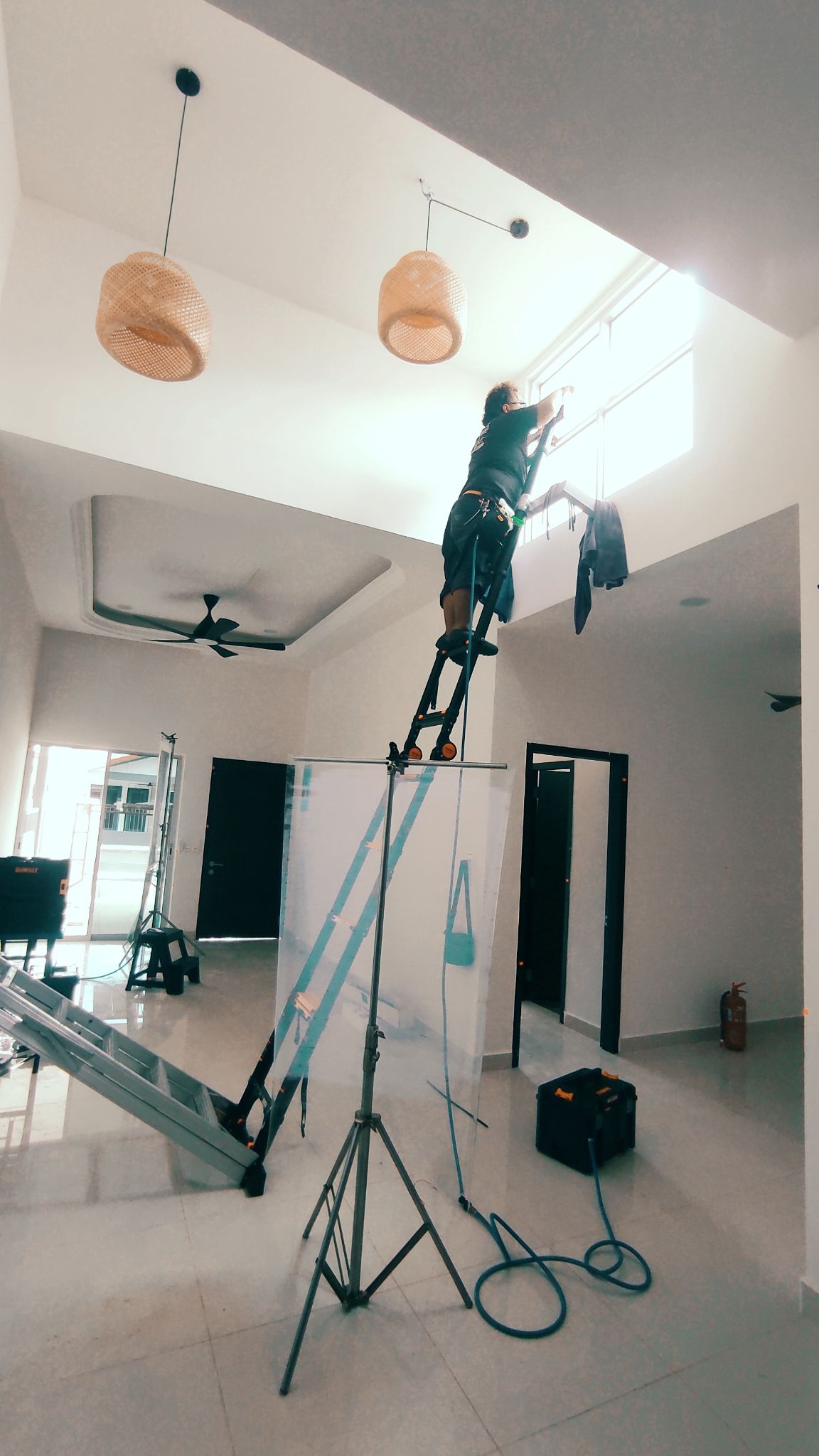Pemasangan tinted rumah di Amansara North Bandar Setia Fontaines, Kepala Batas, Pulau Pinang