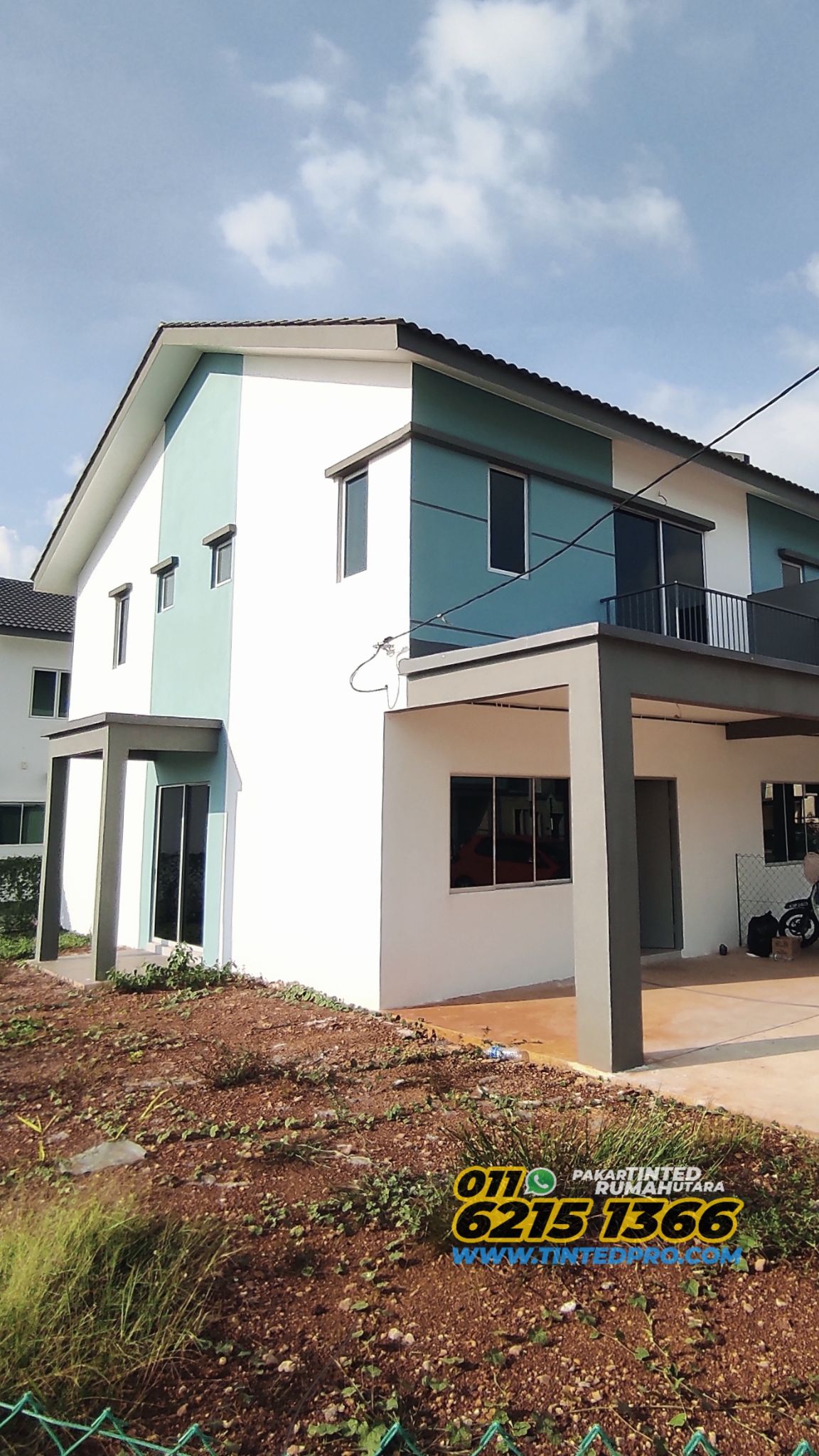 Pemasangan tinted rumah di Taman Arowana (Scientex), Sungai Petani, Kedah
