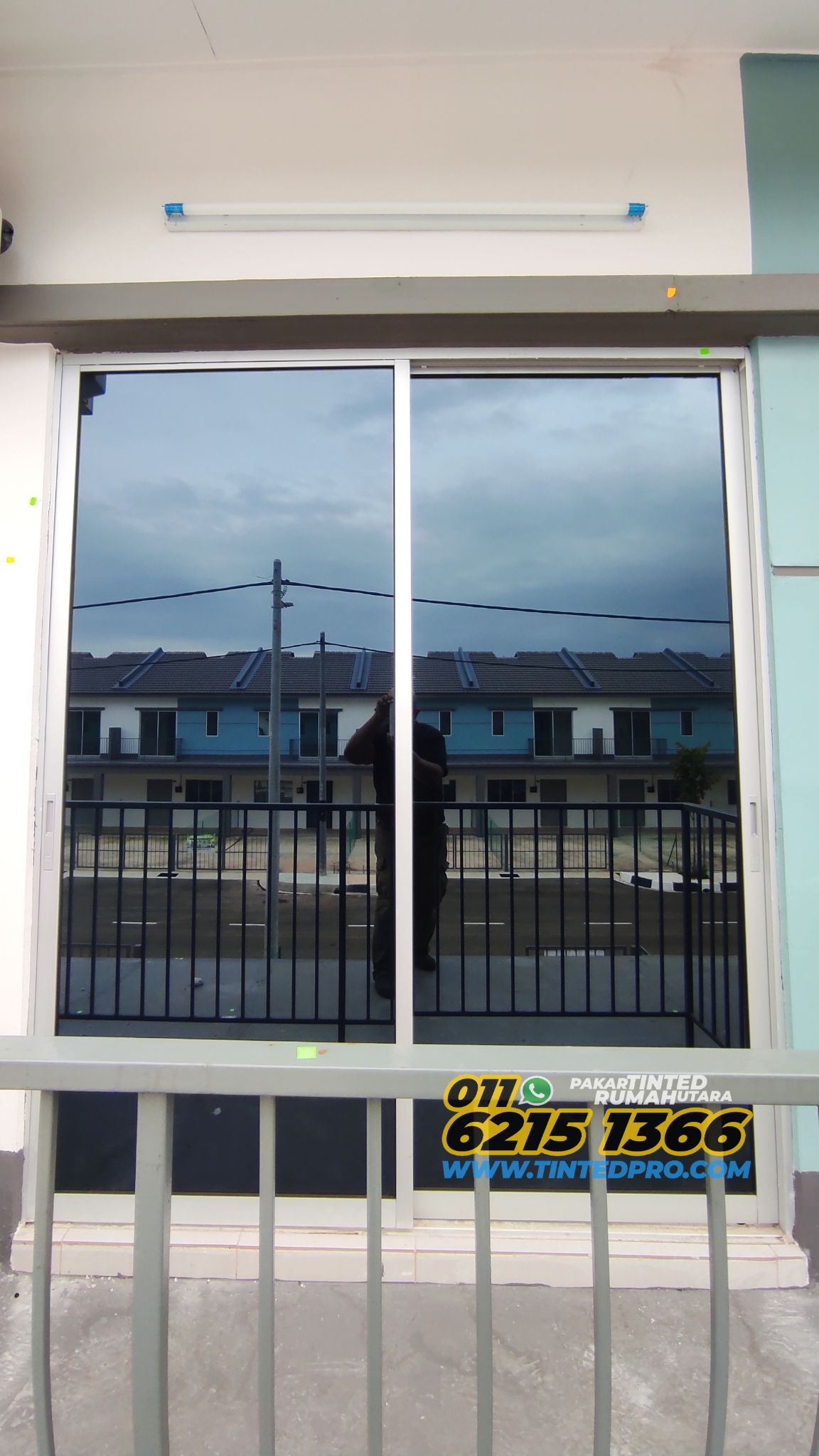 Pemasangan tinted rumah di Taman Arowana (Scientex), Sungai Petani, Kedah
