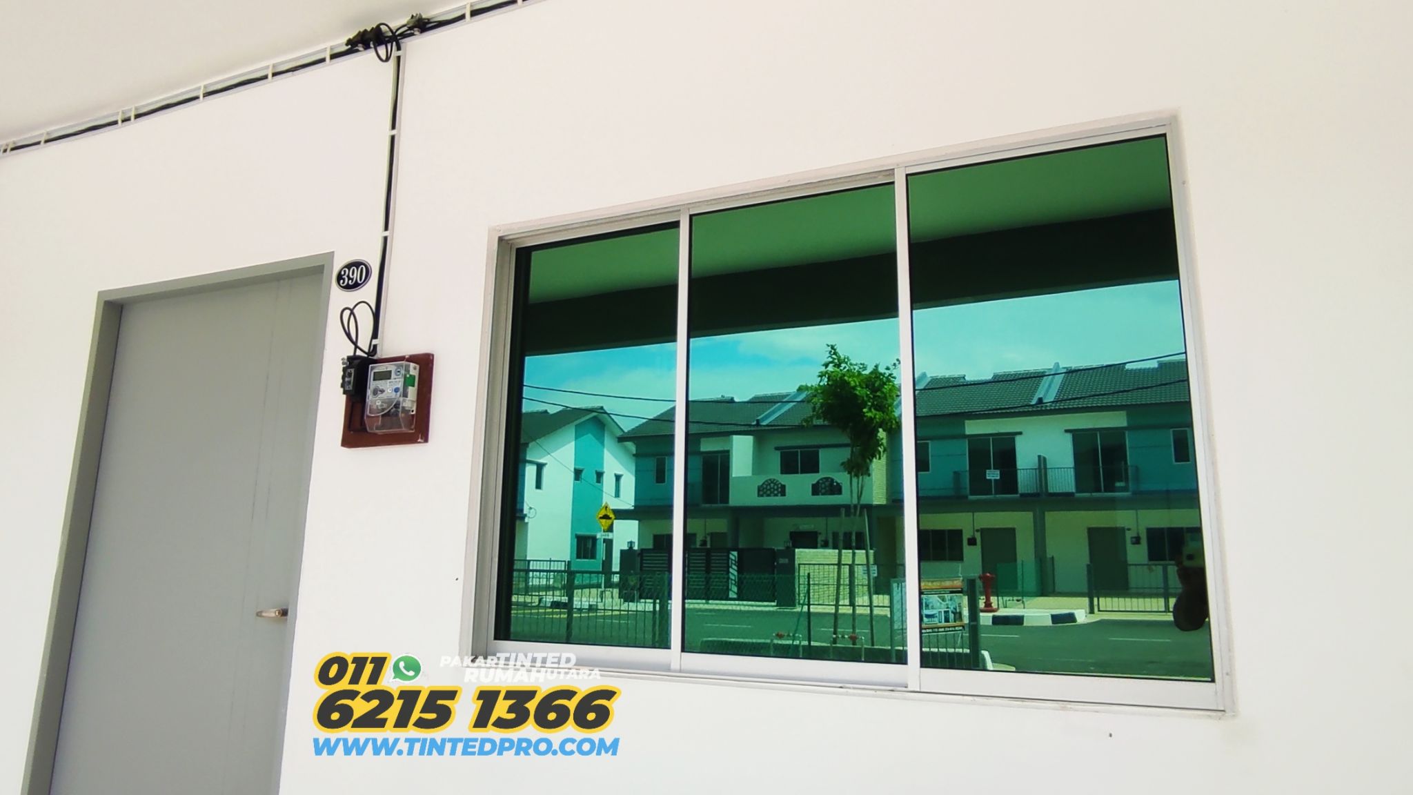 Pemasangan tinted rumah di Taman Arowana (Scientex), Sungai Petani, Kedah