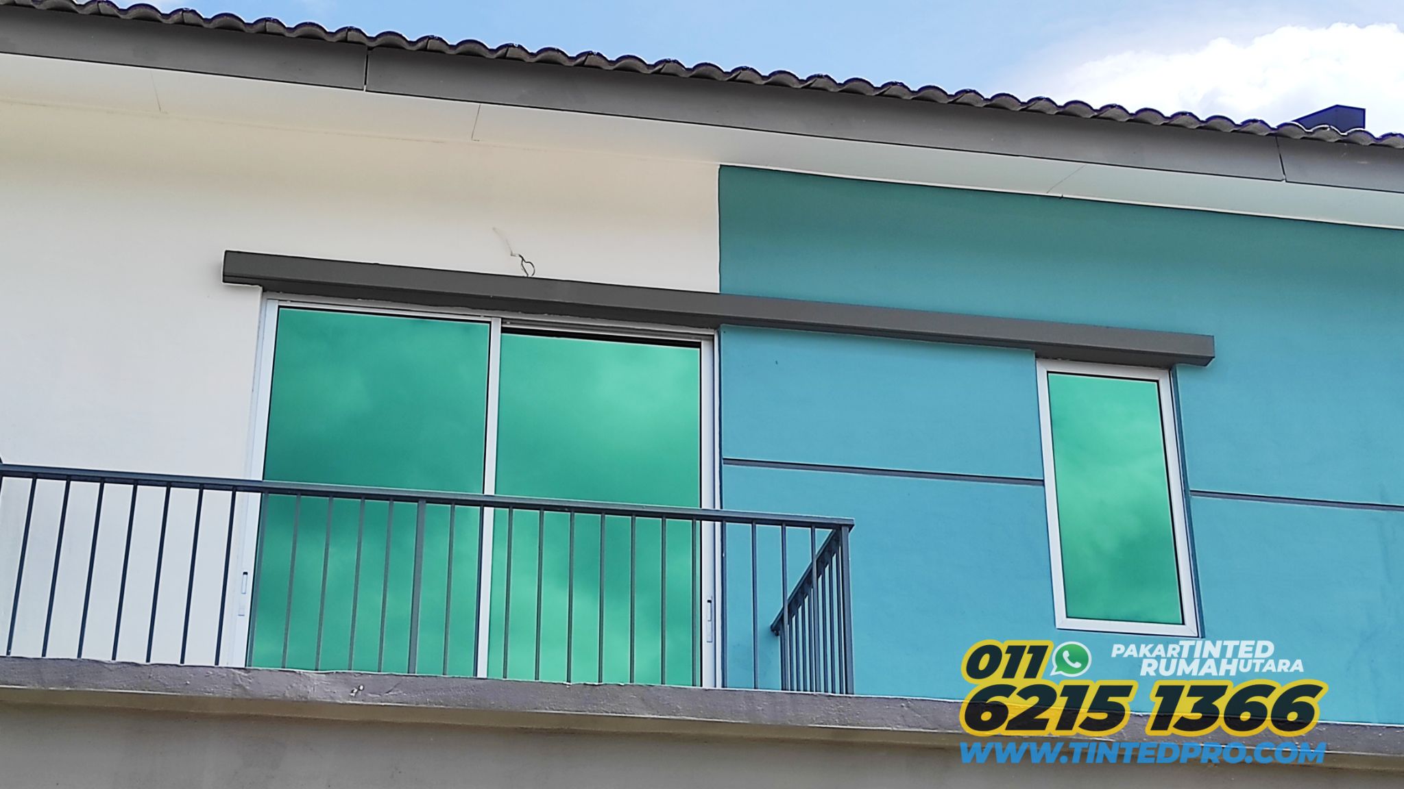 Pemasangan tinted rumah di Taman Arowana (Scientex), Sungai Petani, Kedah