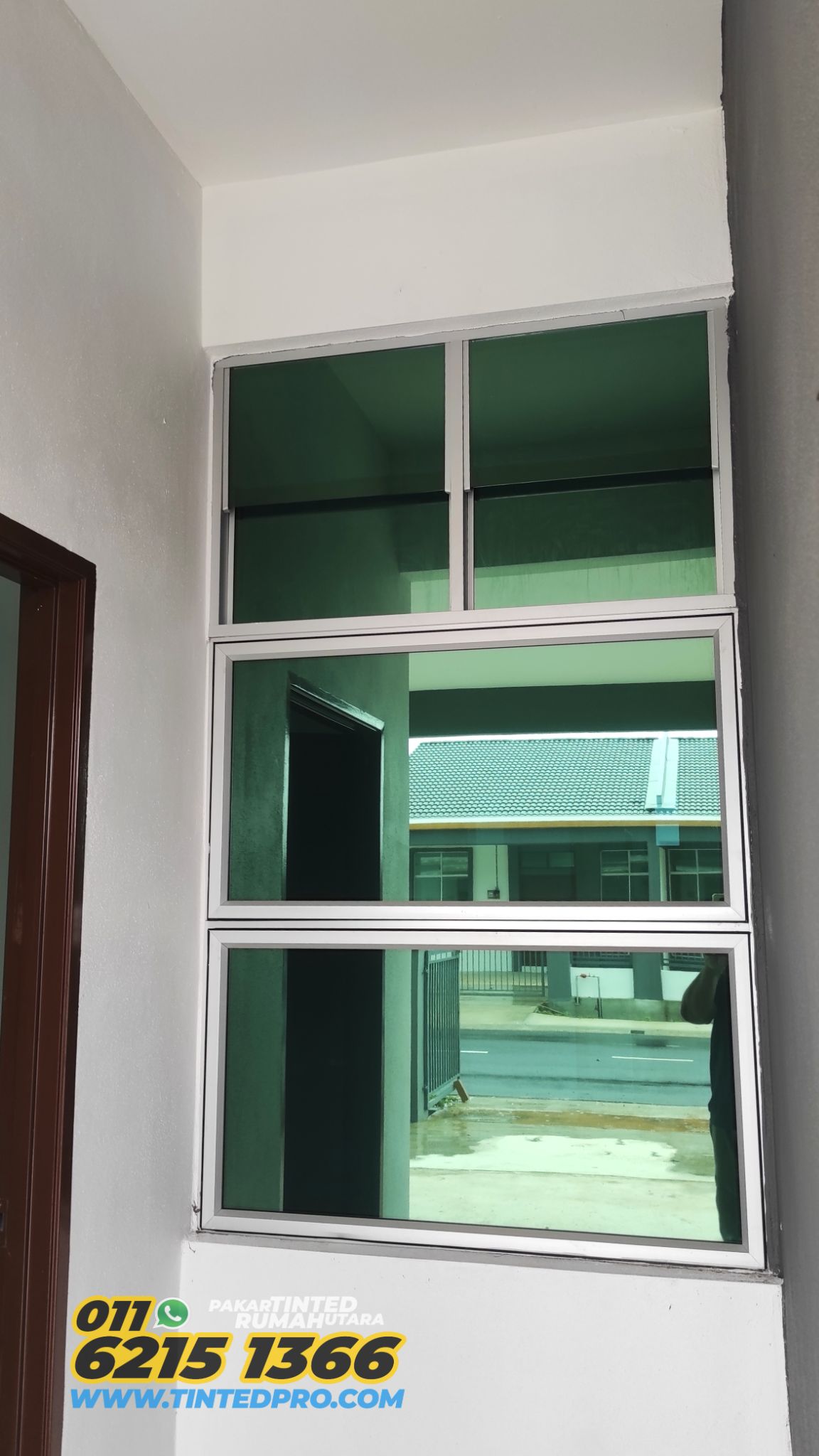 Pemasangan tinted rumah di Taman Bayu Pelangi, Sungai Petani, Kedah