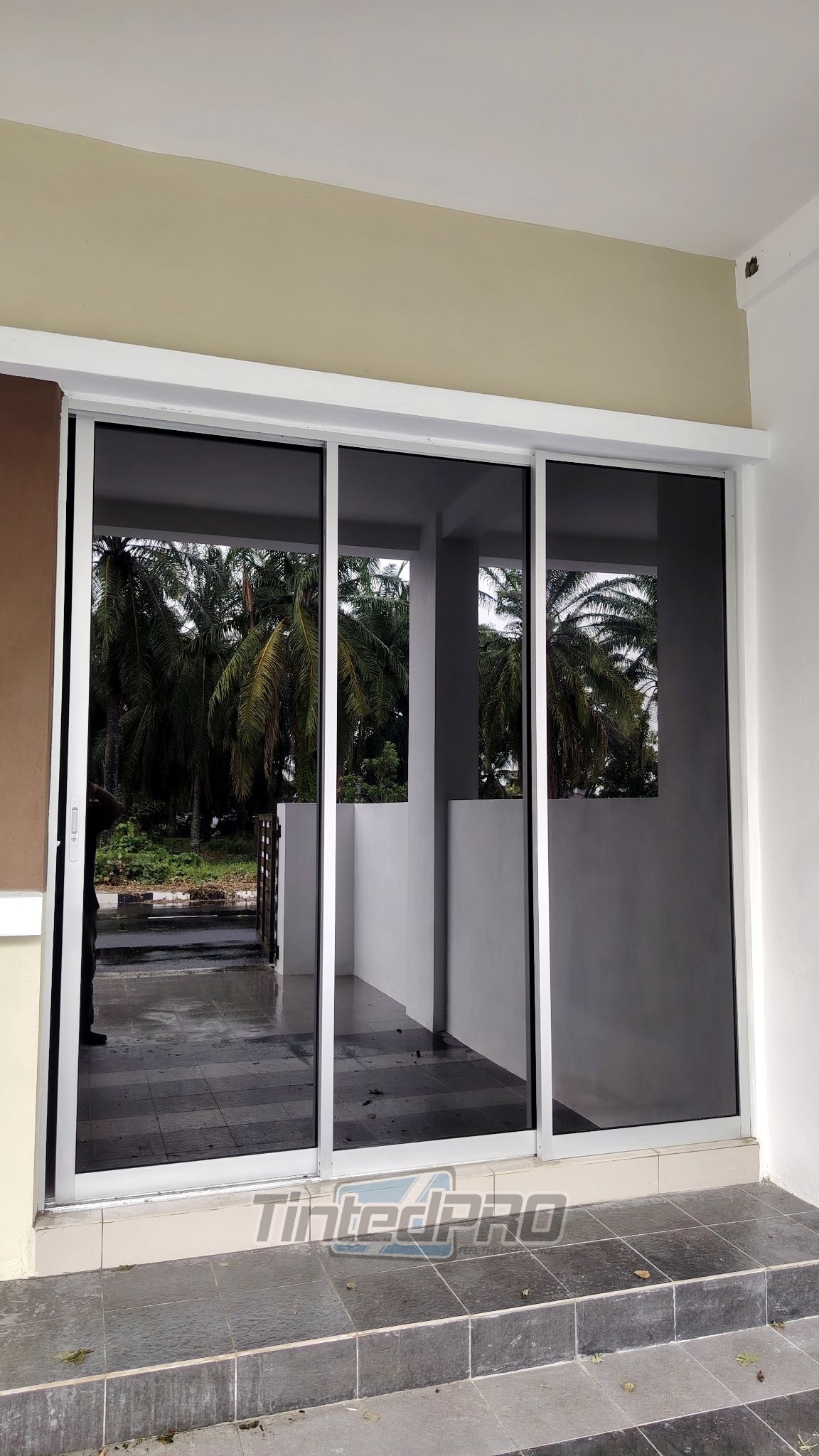 Pemasangan tinted rumah di Taman Damai Setia, Nibong Tebal, Pulau Pinang
