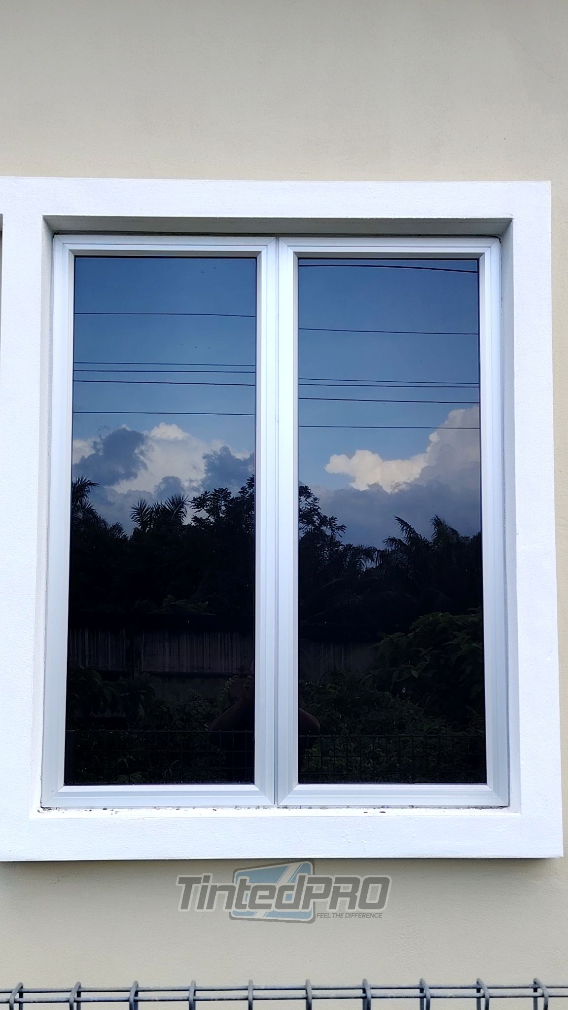 Pemasangan tinted rumah di Taman Damai Setia, Nibong Tebal, Pulau Pinang