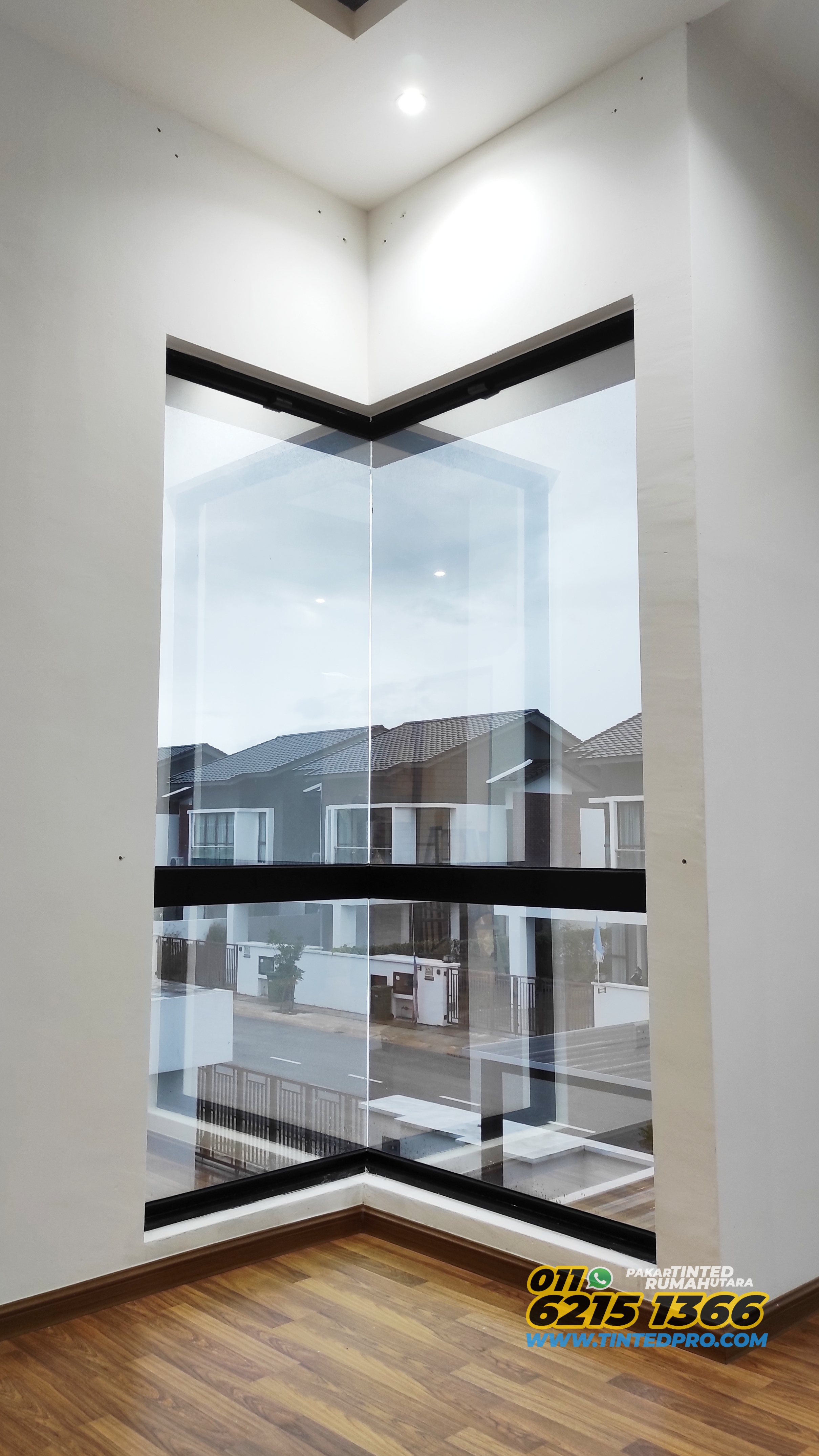Pemasangan tinted rumah di Eco Residence Bertam, Kepala Batas, Pulau Pinang