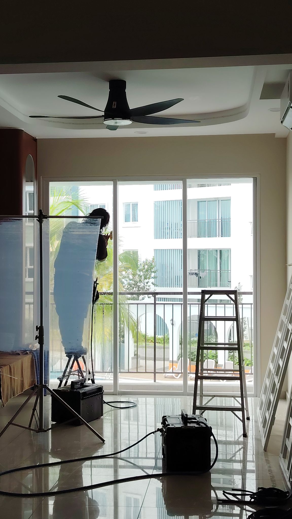 Pemasangan tinted rumah di Havana Beach Residences, Bayan Lepas, Pulau Pinang