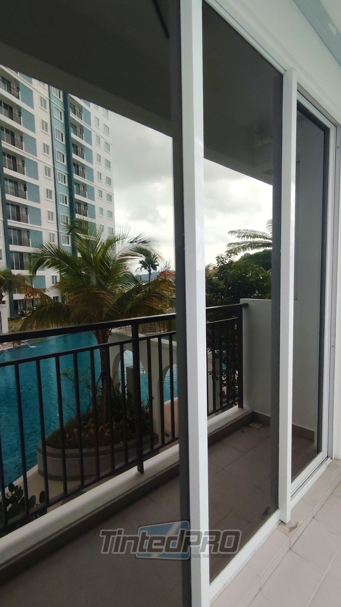 Pemasangan tinted rumah di Havana Beach Residences, Bayan Lepas, Pulau Pinang