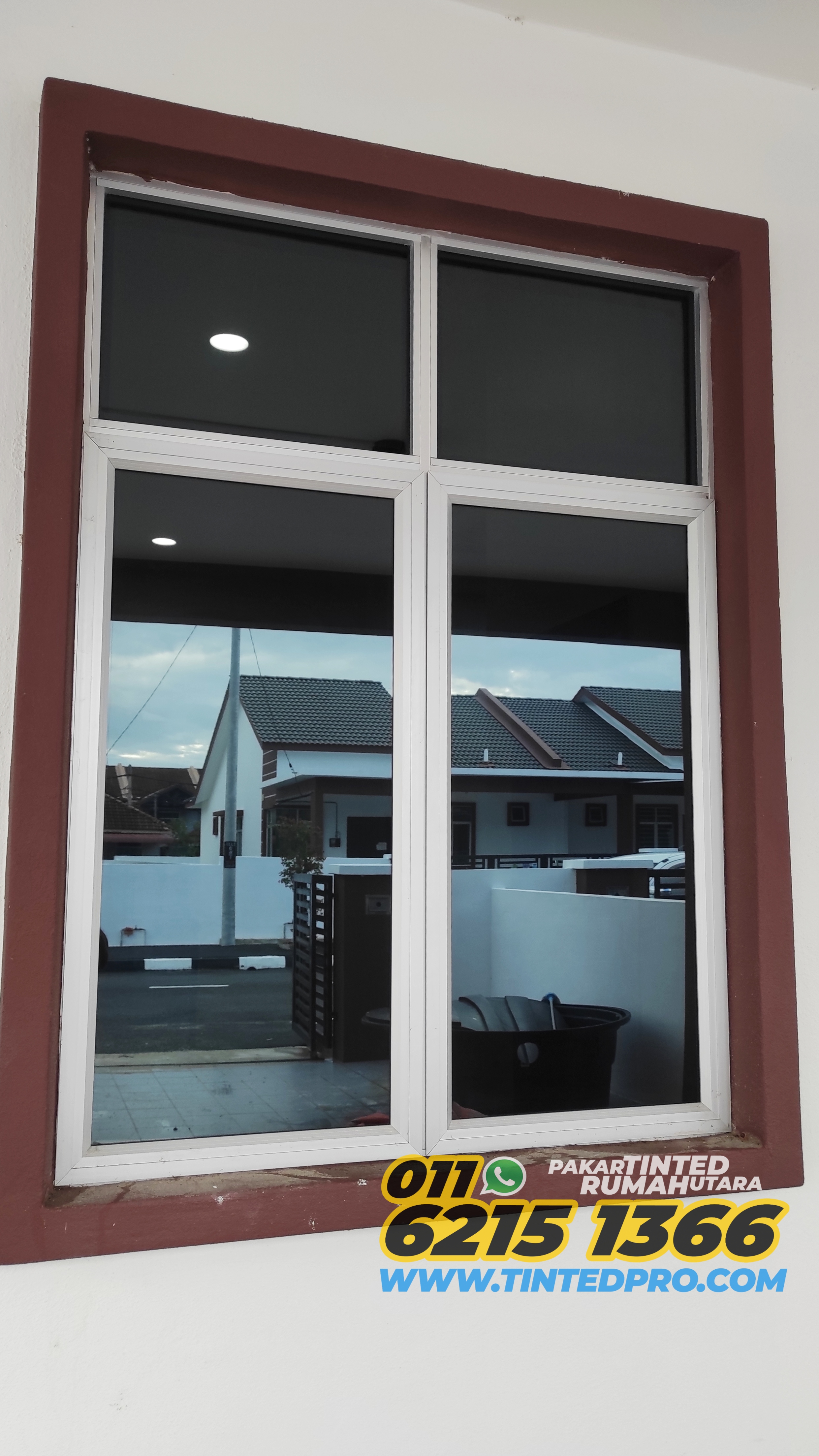 Pemasangan tinted rumah di Taman Jalai Jaya 2, Kepala Batas, Kedah