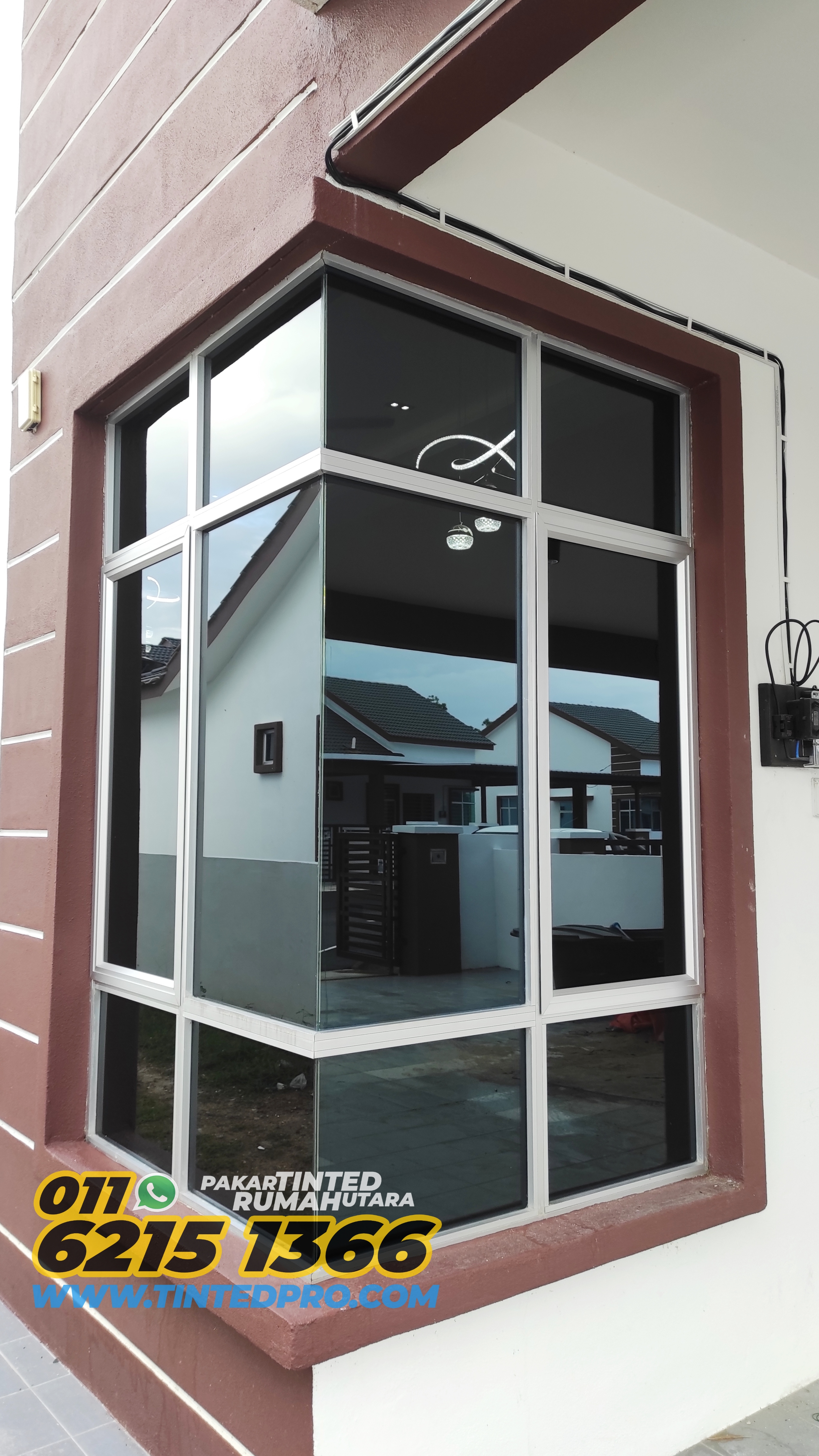 Pemasangan tinted rumah di Taman Jalai Jaya 2, Kepala Batas, Kedah