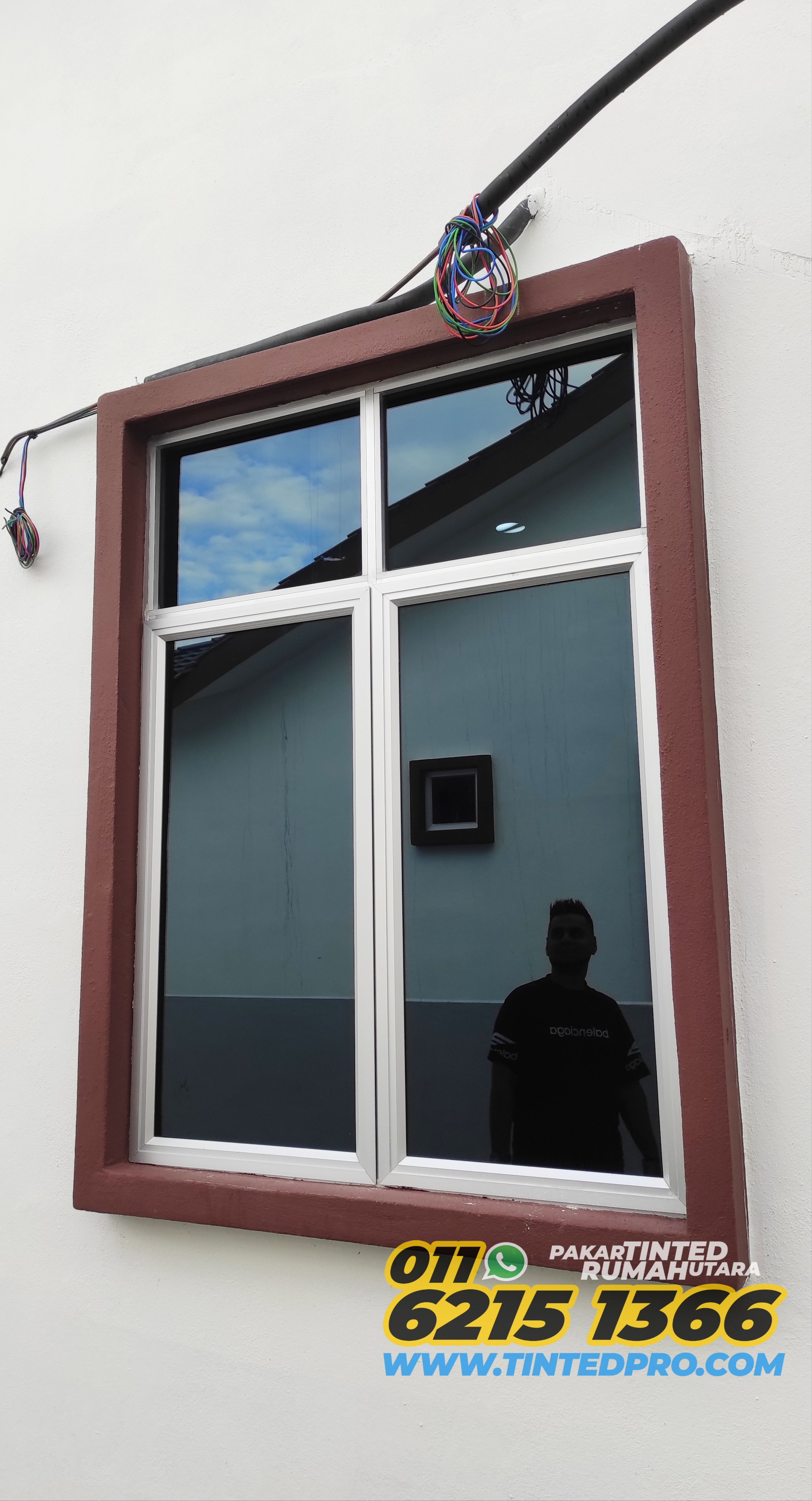 Pemasangan tinted rumah di Taman Jalai Jaya 2, Kepala Batas, Kedah