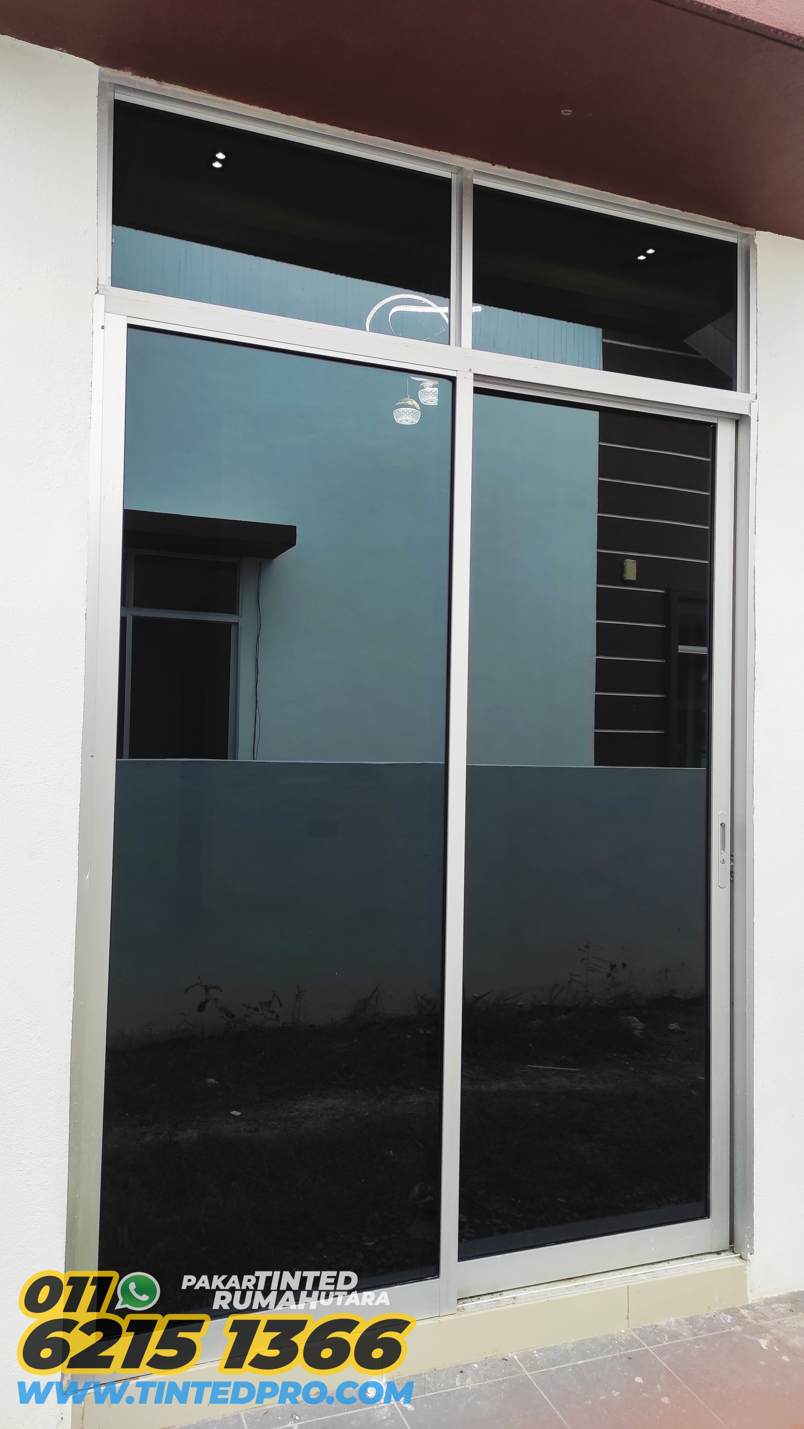 Pemasangan tinted rumah di Taman Jalai Jaya 2, Kepala Batas, Kedah