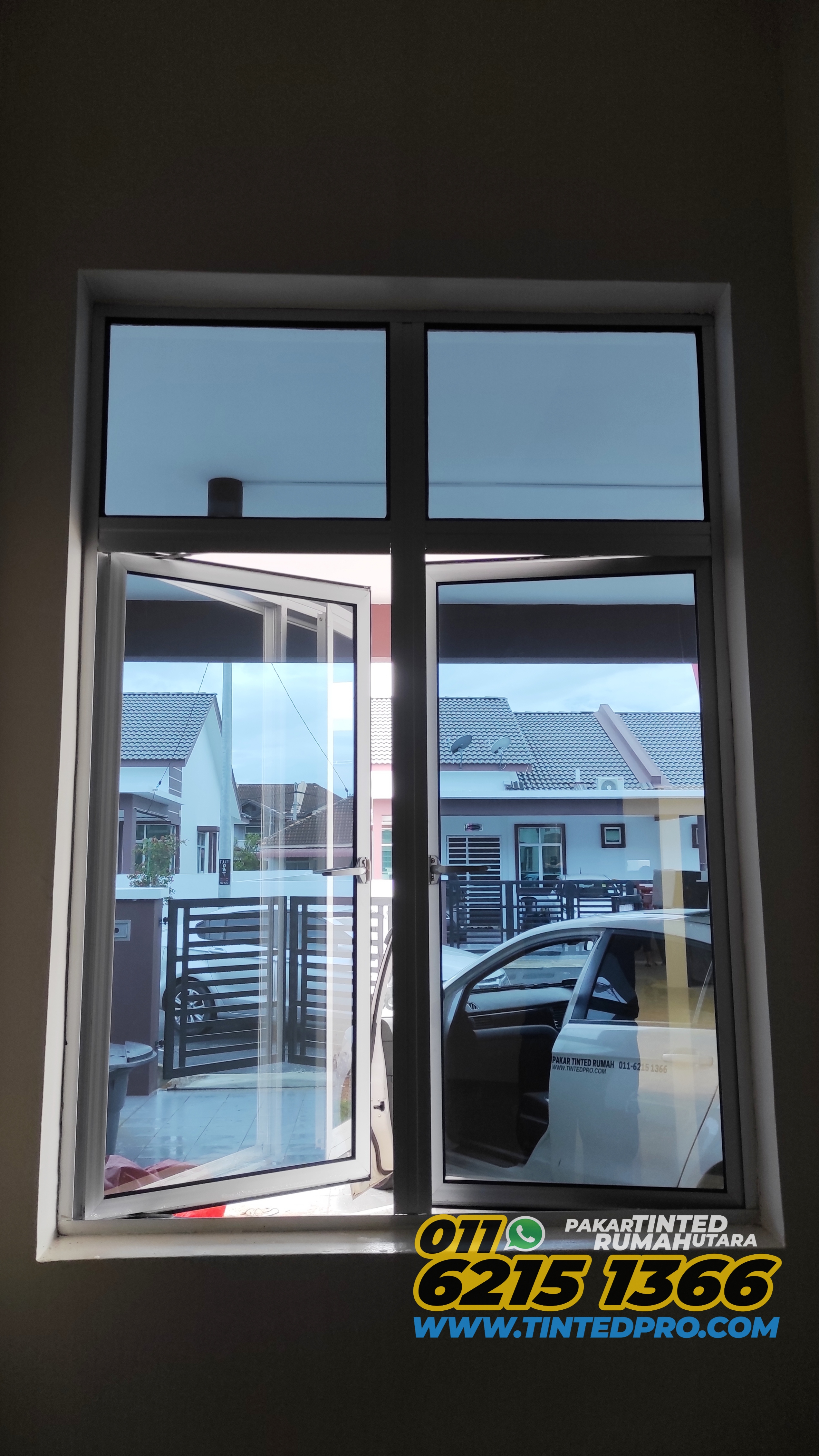 Pemasangan tinted rumah di Taman Jalai Jaya 2, Kepala Batas, Kedah