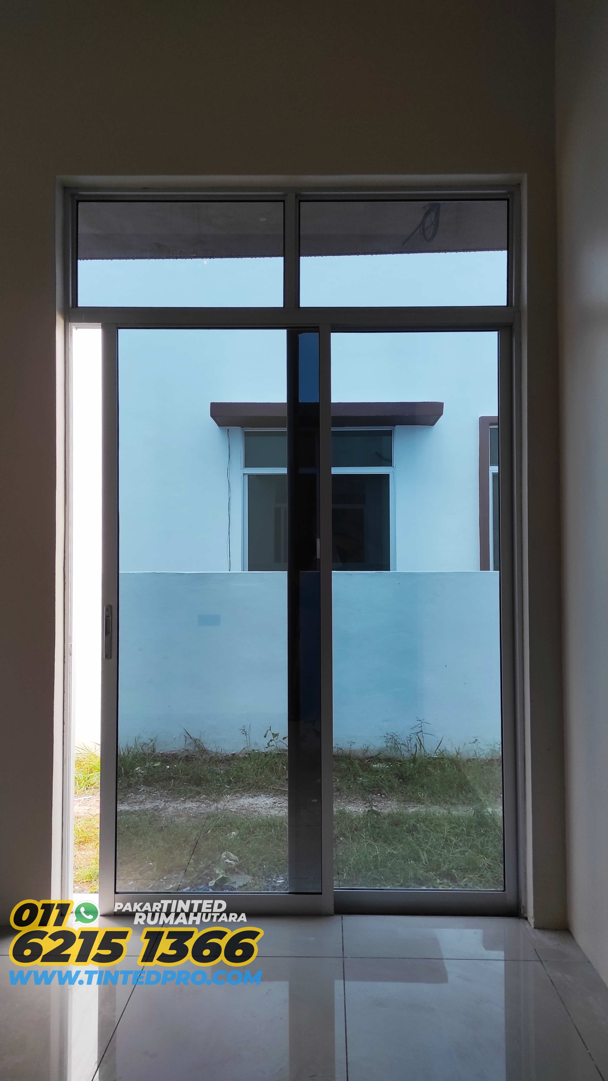 Pemasangan tinted rumah di Taman Jalai Jaya 2, Kepala Batas, Kedah