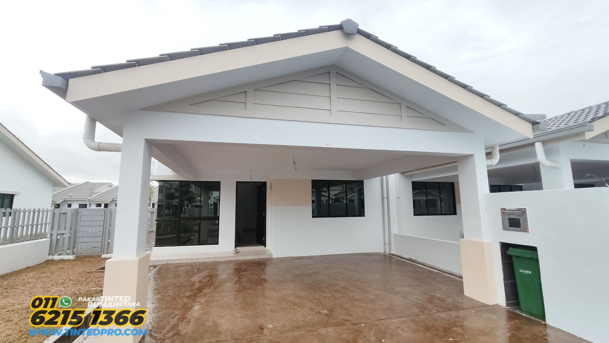 Pemasangan tinted rumah di Nusa Cinta Setia Fontaines, Kepala Batas, Pulau Pinang