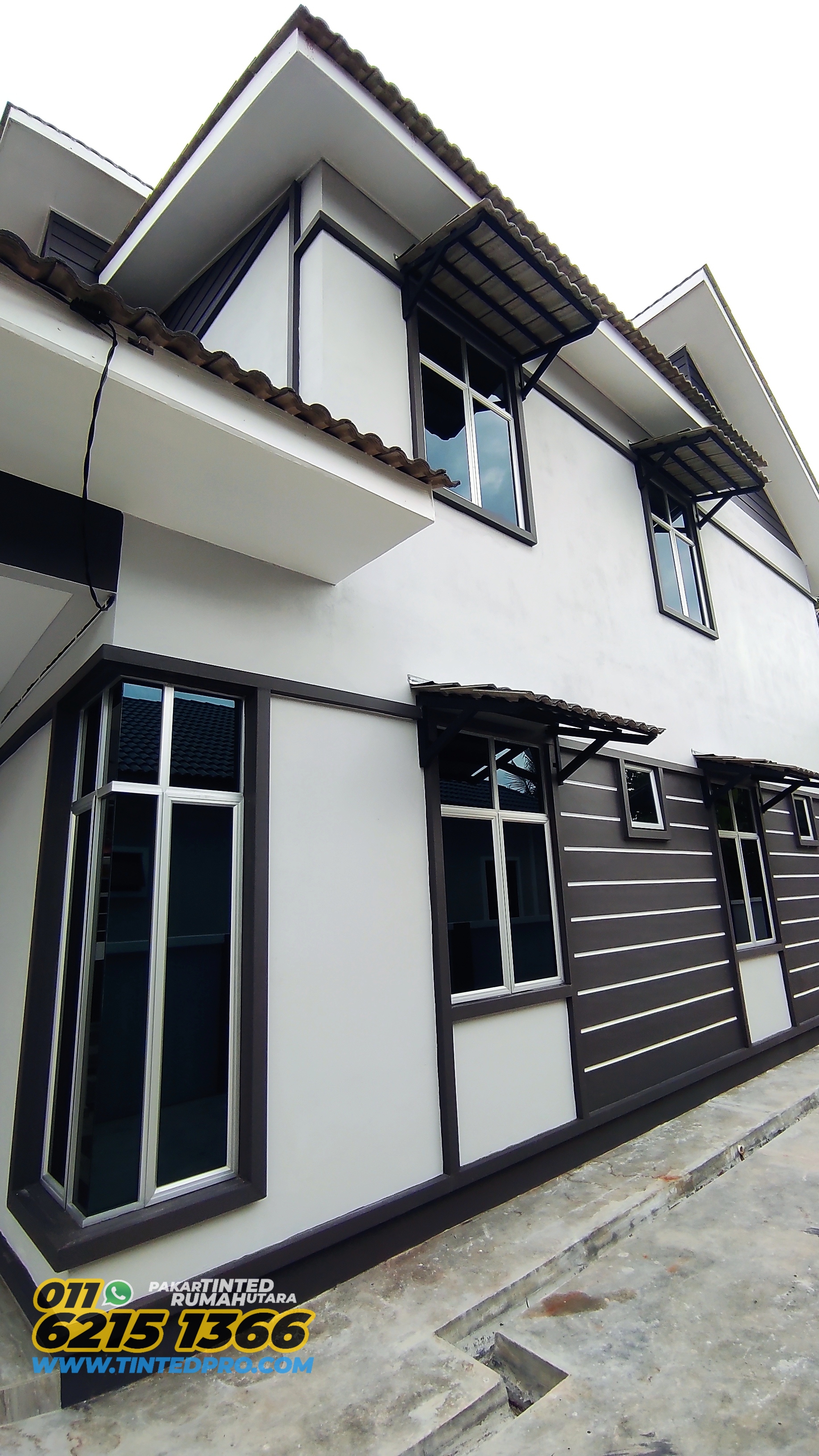 Pemasangan tinted rumah di Mukim 3, Paya Keladi, Kepala Batas Pulau Pinang