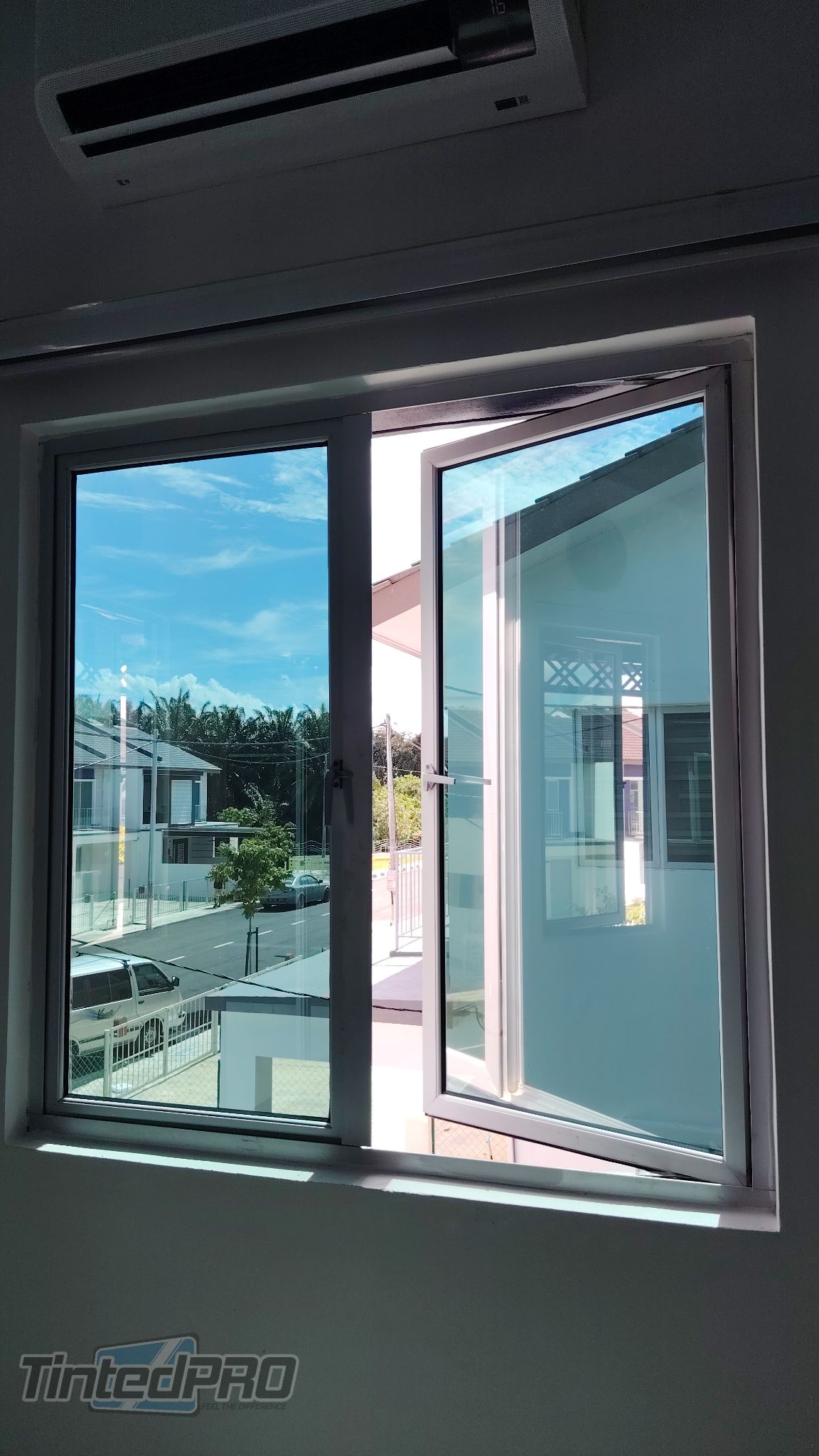 Pemasangan tinted rumah di Taman Sena Utama (Scientex) Sungai Dua, Pulau Pinang