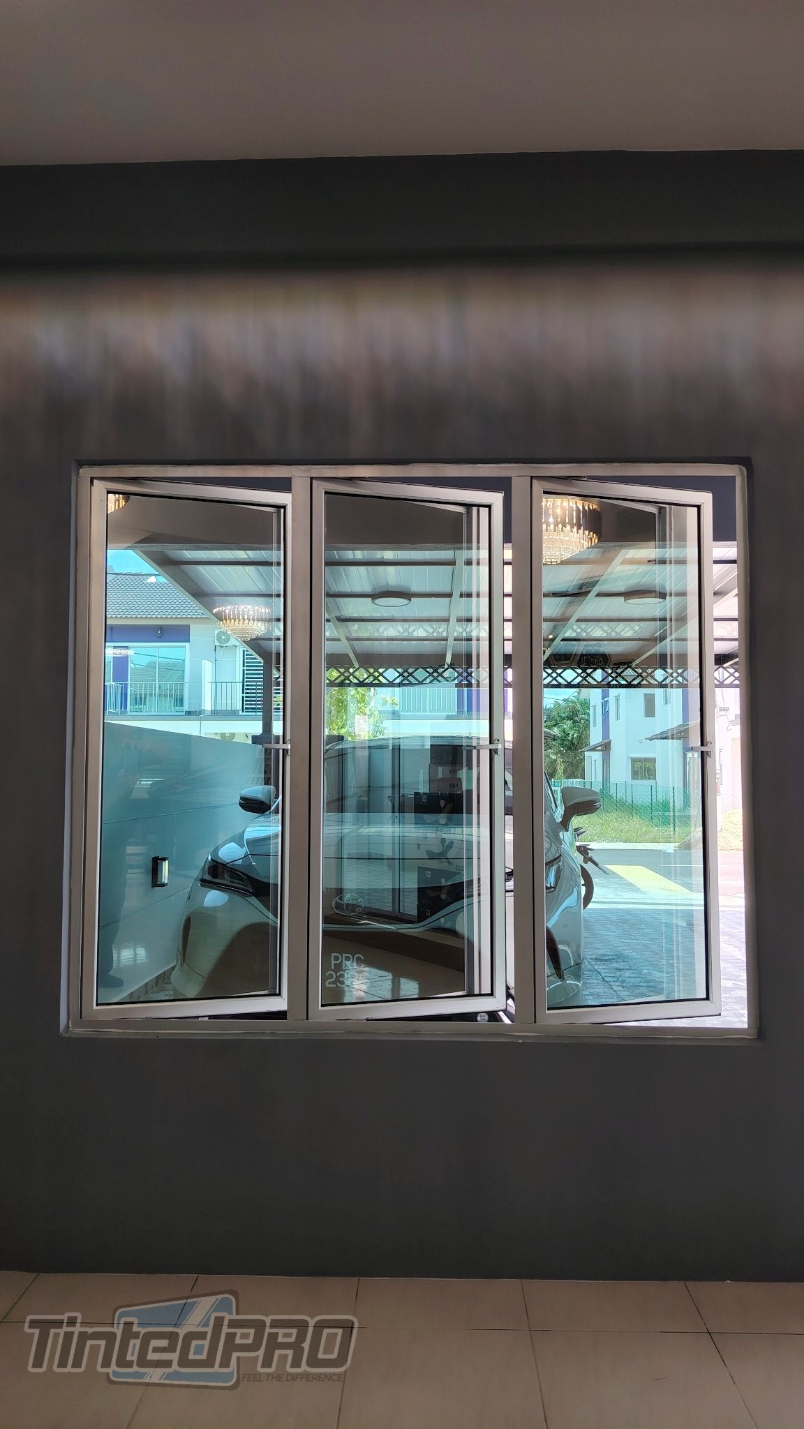 Pemasangan tinted rumah di Taman Sena Utama (Scientex) Sungai Dua, Pulau Pinang