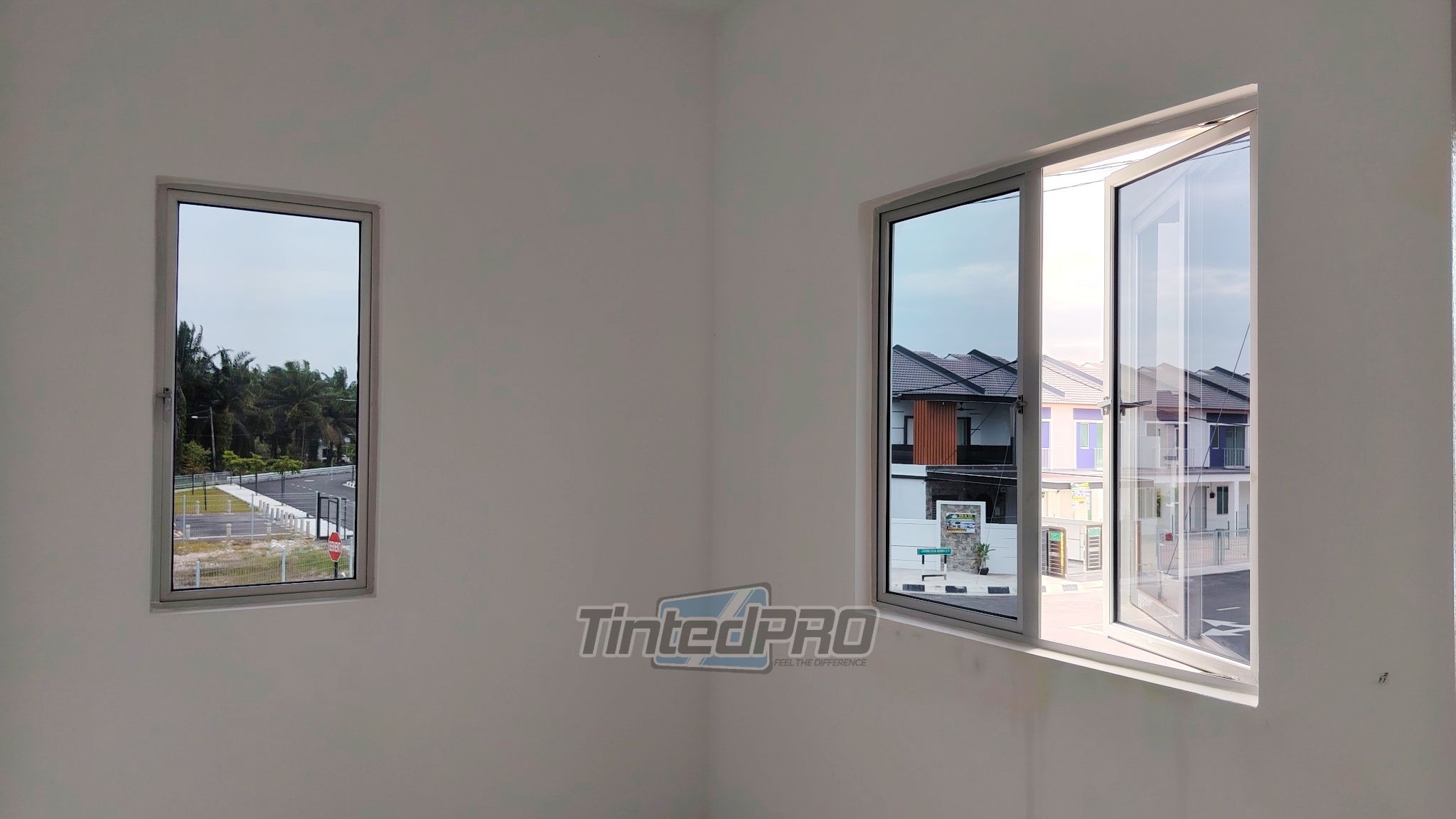 Pemasangan tinted rumah di Taman Sena Utama (Scientex) Sungai Dua, Pulau Pinang