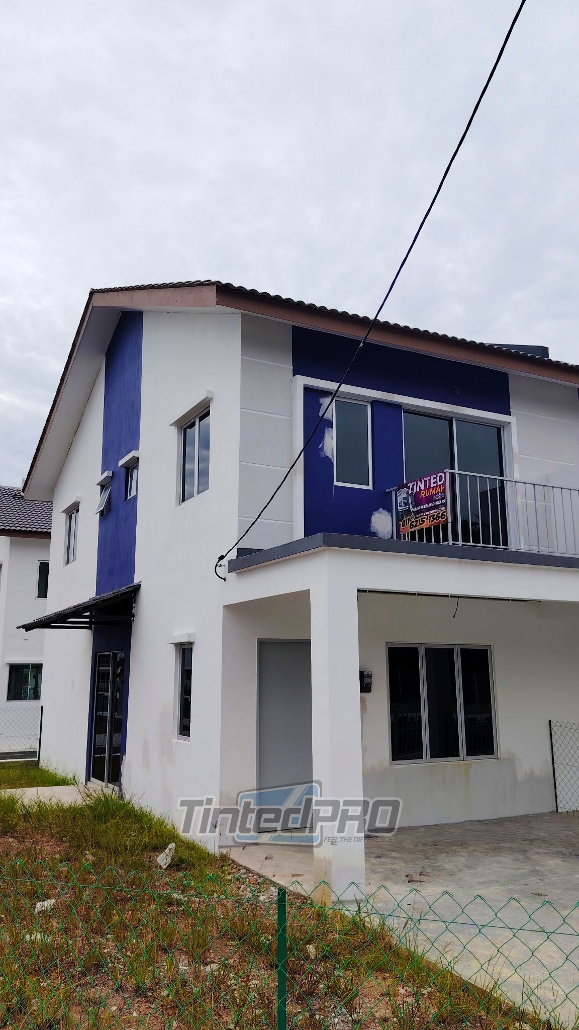 Pemasangan tinted rumah di Taman Sena Utama (Scientex) Sungai Dua, Pulau Pinang