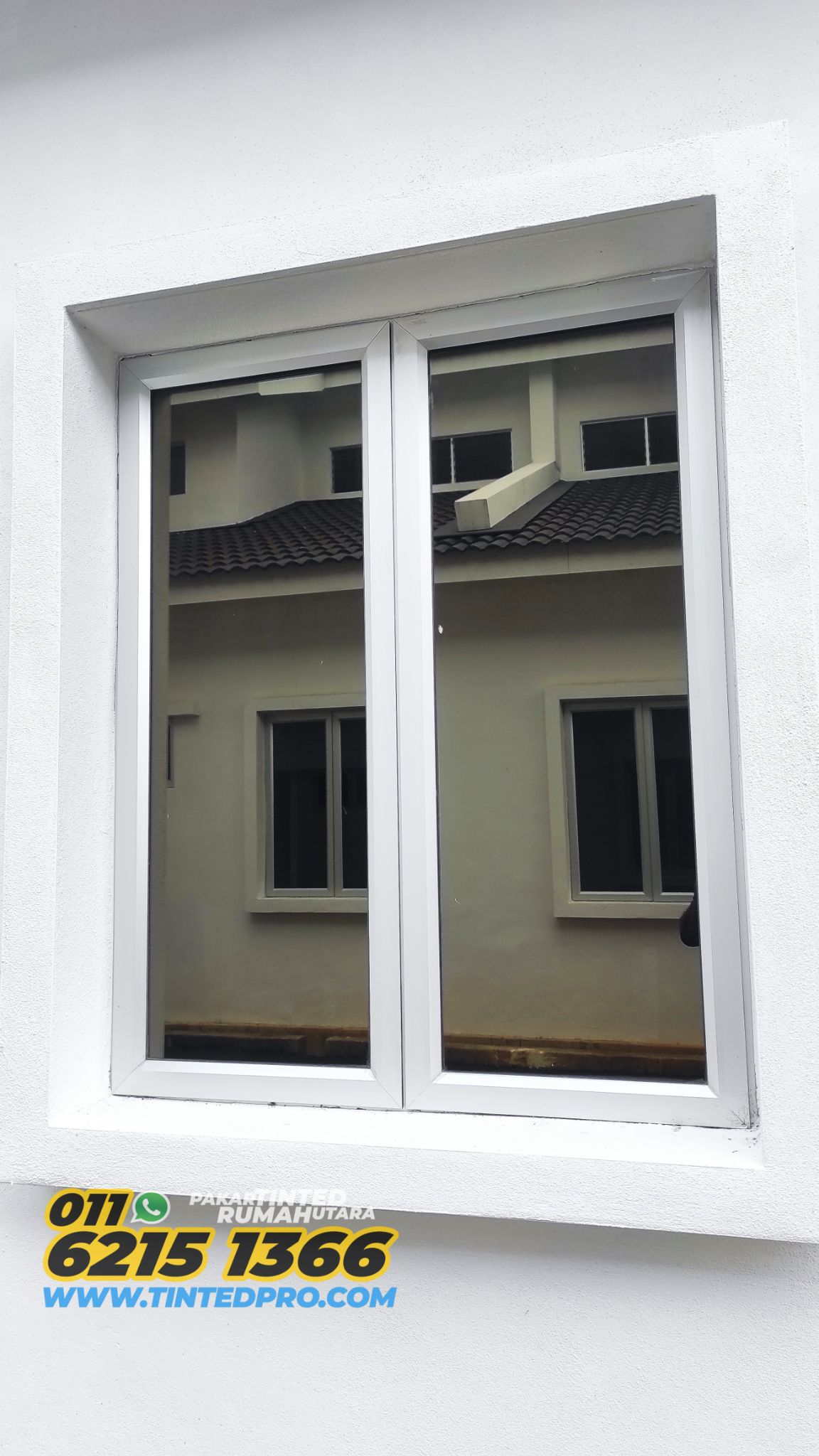 Pemasangan tinted rumah di Taman Seri Mutiara, Bandar Baharu, Kedah