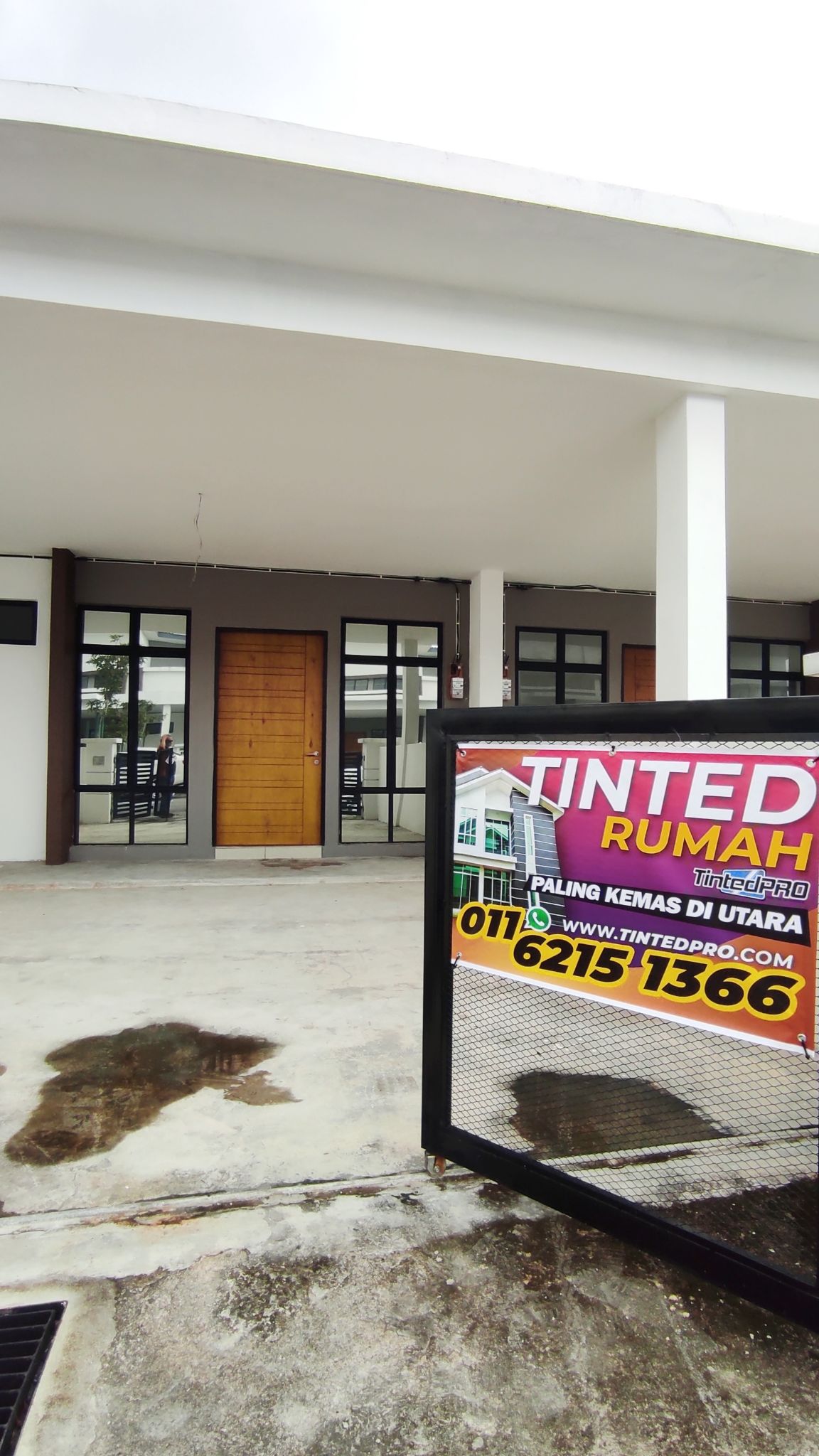 Pemasangan tinted rumah di Taman Ilmu, Nibong Tebal, Pulau Pinang