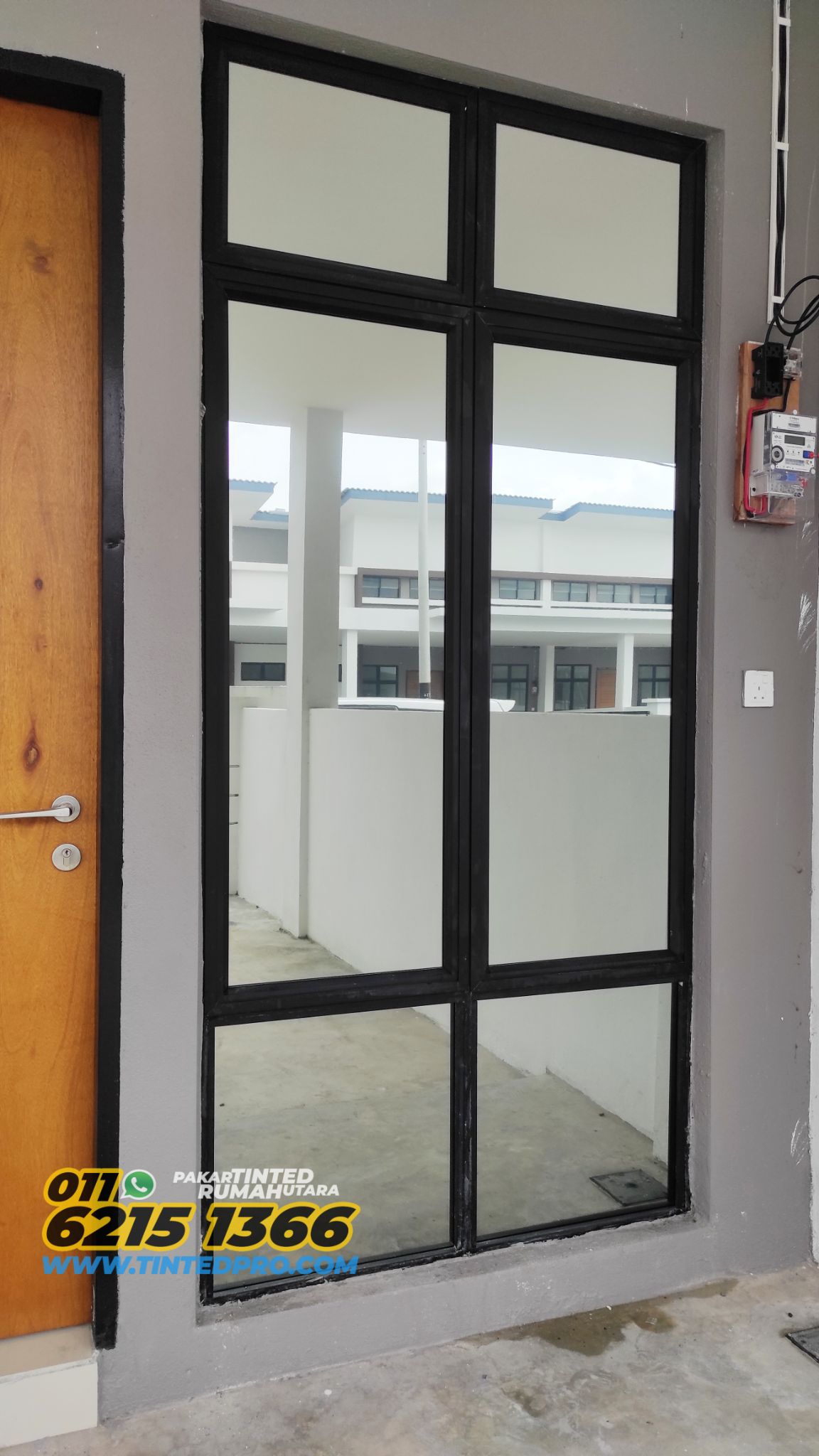 Pemasangan tinted rumah di Taman Ilmu, Nibong Tebal, Pulau Pinang