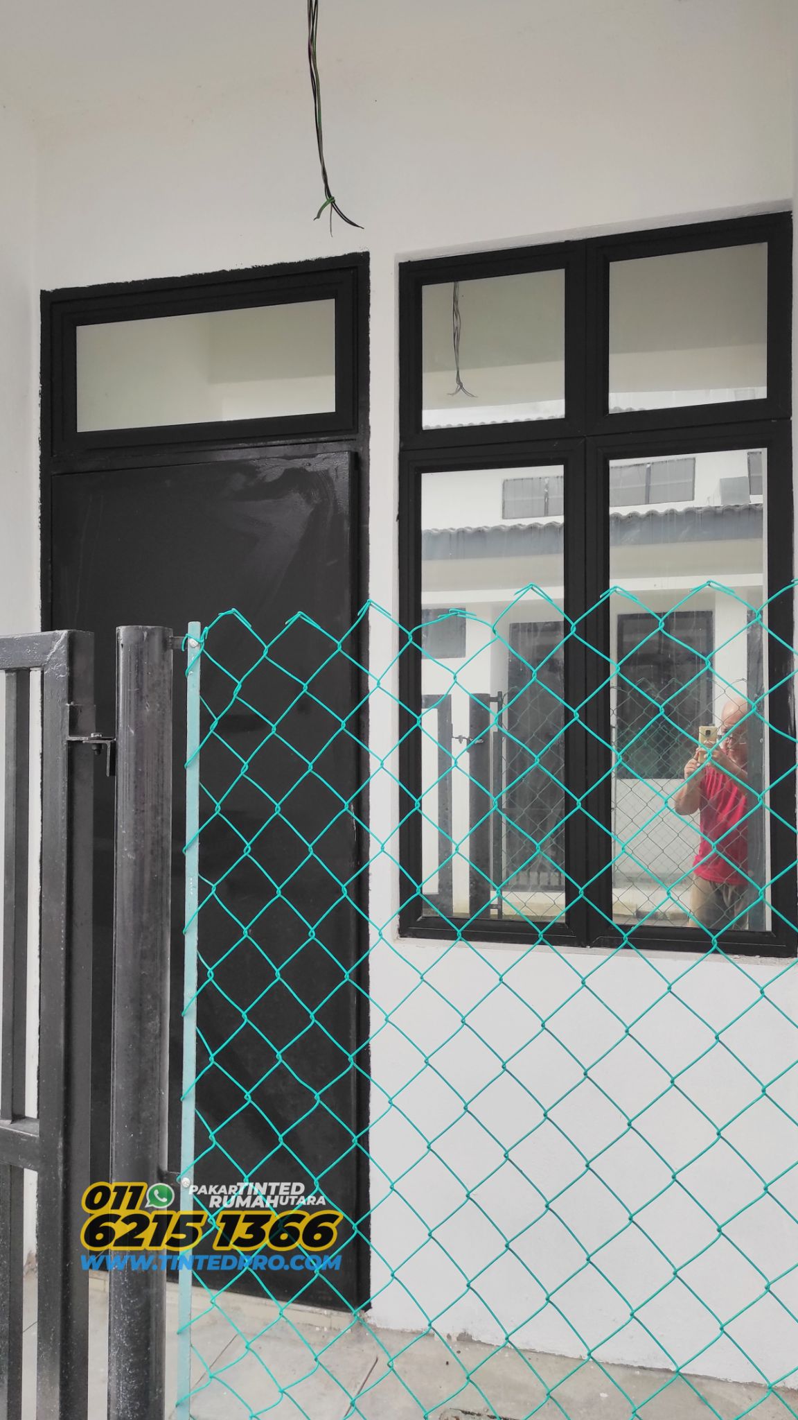 Pemasangan tinted rumah di Taman Ilmu, Nibong Tebal, Pulau Pinang