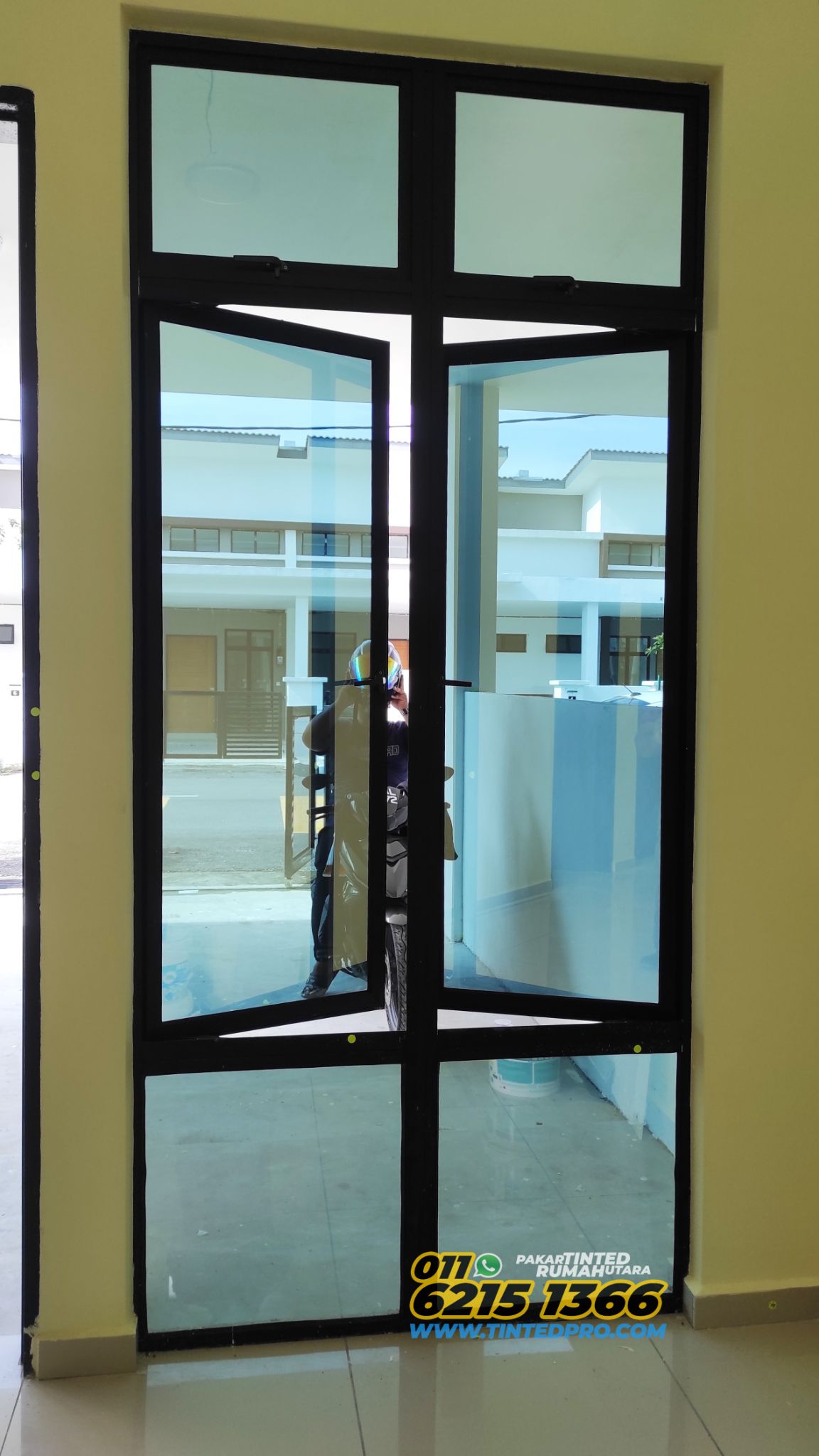 Pemasangan tinted rumah di Taman Ilmu, Nibong Tebal, Pulau Pinang
