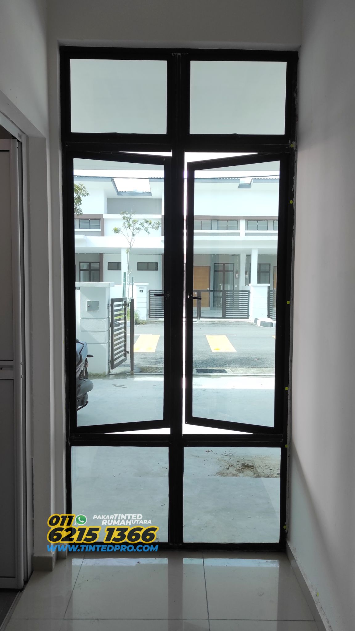 Pemasangan tinted rumah di Taman Ilmu, Nibong Tebal, Pulau Pinang